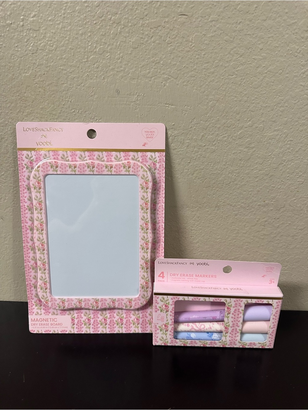 Love Shack Fancy x Target Yoobi Dry Erase Board and 3 Dry Erase Markers